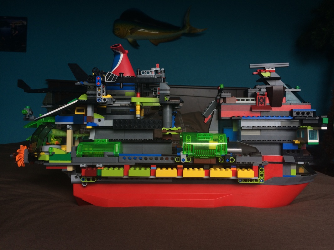 Lego Carnival Vista Cruise Ship MOC